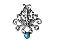 Briar The Kraken - for Wild Adventures Bestiary Pendant Necklace - with Velvet Gift Storage Bag