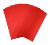 Briartw 100 Sheets Red Hot Foil Paper,20x29cm Toner Reactive Foil Hot Stamping Foil Paper by Laser Printer and Laminator for Scrapbooking Craft Cardmaking DIY Album Decoration
