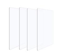 Briartw 2 Pair Standard Cutting Pads for Die Cutting Machine,Clear Polycarbonate Plastic Cutting Plates,(4 Pieces,8 3/4 x 6 1/8 x 1/8 inch),Transparency Acrylic Die Cutting Plates for Embossing Craft