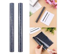 Briartw 2 Rolls Black Gemstone Toner Reactive Foil - Per Roll 19.3cm x 5m (7.6in x 16.4ft) - Metallic Finish for Laser Printers & Laminators - Ideal for Printing,Cardmaking,Scrapbooking,DIY Projects