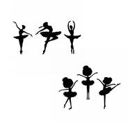 Briartw 2 Types Girls Little Ballet Dancer Cute Dance Metal Cutting Dies for Scrapbooking Embossing Die-cuts DIY Cardmaking Craft Album Gift Card Art Handmade Decoration Stencils