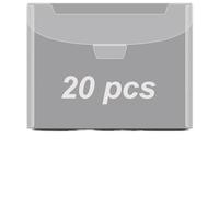 Briartw 20 Pcs Clear Die & Stamp Storage Bag 5x7inch Resealable Transparent Plastic Envelopes Pockets for Cutting Dies Stencil Embossing Crafts for DIY Scrapbooking Paper Card Craft Organizer Holder