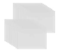 Briartw 20 Pcs Clear Die & Stamp Storage Bag Resealable Plastic Envelopes Pockets for Cutting Dies Stencil Embossing Crafts for DIY Scrapbooking Paper Card Craft Organizer Holder 7x9.4inch