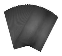 Briartw 20x29cm Black Hot Foil Paper 50 Sheets Pack Toner Reactive Foil Hot Stamping Foil Paper by Laser Printer and Laminator for Scrapbooking Craft Cardmaking DIY Album Decoration