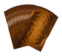 Briartw 20x29cm Coffee Color Hot Foil Paper 50 Sheets Pack Toner Reactive Foil Hot Stamping Foil Paper by Laser Printer and Laminator for Scrapbooking Craft Cardmaking DIY Album Decoration