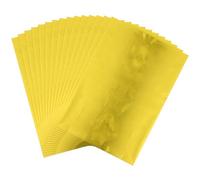 Briartw 20x29cm Hot Foil Paper 50 Sheets Pack Toner Reactive Foil Hot Stamping Foil Paper by Laser Printer and Laminator for Scrapbooking Craft Cardmaking DIY Album (Yellow Gold, 100 Sheets)