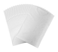 Briartw 20x29cm Silvery Hot Foil Paper 50 Sheets Pack Toner Reactive Foil Hot Stamping Foil Paper by Laser Printer and Laminator for Scrapbooking Craft Cardmaking DIY Album Decoration