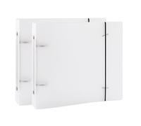 Briartw 2pcs/Set Cookie Stencil Storage Binder Cover fit Storage Pockets,Cardstock, The Distance Between The Storage Folder Organizer 2 Holes is 3 inches