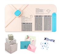 Briartw 3-in-1 Punch Board for Envelopes, Gift Boxes & Bows - All-in-One Crafting Tool with Scoring Tool & Guide | DIY Gift Wrapping, Card Making, Scrapbooking Craft Supplies