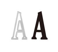 Briartw 4-Inch 'A' Uppercase Letter Cutting Die | 10cm Height Alphabet Metal Stencil for Cardmaking, Scrapbooking & DIY Crafts | Perfect for Embossing Decorations and Stress Relief