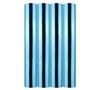 Briartw 4 Rolls Glimmer Hot Foil Roll Bundle for Crafts,Blue Heat Activated Foil for Glimmer Hot Foil System/Heat Foil Pen,5.9inx16.4ft Heat Transfer Foil Roll,Foil Transfer Sheets