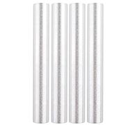 Briartw 4 Rolls Silver Sand Glimmer Hot Foil Roll Bundle for Crafts,Heat Activated Foil for Glimmer Hot Foil System/Heat Foil Pen,6inx9.84ft Heat Transfer Foil Roll,Foil Transfer Sheets