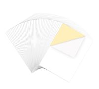 Briartw 50 Sheets/Pack Masking Paper for Crafting, Repositionable Low-Tack Adhesive Sheets, Stamp and Die Paper Masks -Size: 14.8x21cm/5.83x8.27inch