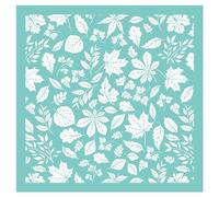 Briartw Autumn Leaves Pattern Silkscreen Stencil 12x12" Reusable Self-Adhesive Mesh Stencils Silk Screen Stencil Printing for Polymer Clay Home Decoration Printing on Wood Fabric Wall Cup Plate Glass