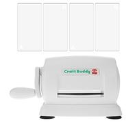 Briartw Cutting Machines for Crafting,Mini Die Cutting Machine and 2 Pair Small Cutting Pads,Die Cutter,Manual Press Machine,White Mini Manual Die Cut Machine