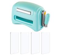 Briartw Mini Die Cutting Machine with 2 Pair Small Cutting Pads,Die Cutting Machine,Die Cutter,Manual Press Machine,Cutting Machines for Crafting,Manual Embossing Machine for Craft-Blue