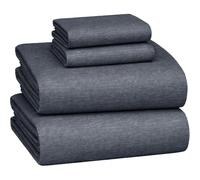 Briarwood Home 100% Cotton Flannel Sheet Set - 4 Piece Lightweight Brushed Turkish Bedding - Super Soft, Warm, Cozy, Deep Pocket & Breathable All Season Sheets & Pillow Set (Charcoal Grey, Full)