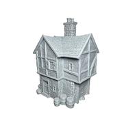 Briarwood House 1 Medieval Fantasy Terrain 3D Printed - Tabletop RPG Gaming 28mm