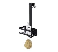 Bribano Uno Hanging Shower Caddy Stainless Steel Black 23 x 44.5 x 18 cm Matt