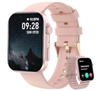 BRIBEJAT Smart Watch for Men Women (Answer/Make Call), 2.01'' Touch Screen Smartwatch, IP68 Waterproof, Fitness Tracker, Pedometer, Heart Rate/SpO2/Sleep Monitor, Compatible with IOS Android Phone