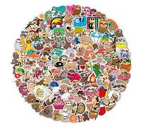 Bric dodo 100 Pack Cute Sloth Stickers Laptop Car Scrapbook Phone Skateboard Computer Lovely Animal Vinyl Stickers Waterproof Aesthetic Personalised Stickers for Teens Boys Girls Adults Children