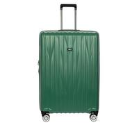 BRIC’s Cervia Hard Luggage, Spinner Suitcase for Travel, Hard Shell, Lightweight Large 77cm, Emerald Green