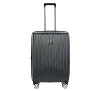 BRIC’s Cervia Hard Luggage, Spinner Suitcase for Travel, Hard Shell, Lightweight Medium 69cm, Dark Grey