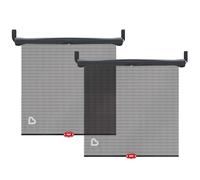 BRICA 2 Piece White Hot Sun Safety Shades by Brica