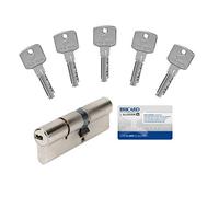 Bricard 15110 A6 Uncluttered Cylinder Lock 40 + 50 with 5 Keys