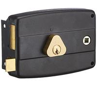 BRICARD 1842 Box Lock Horizontal 2 Entry Cylinder 5 Left Pins Black