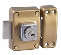 BRICARD 1967 Alpha Button Lock Cylinder, Gold, 1956