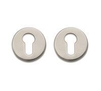 Bricard 668021 Tempo Design Stainless Steel Rosettes for Entrance Door Euro Cylinder, stainlesssteel