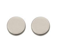 Bricard 668029 Tempo Design Rosettes for Interior Doors Without Keys for Living Room Kitchen, stainlesssteel