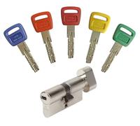 Bricard Olympia Cylinder 30+30 knob. 5 Keys.