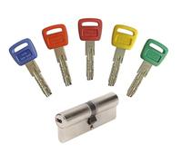 Bricard Olympia Cylinder 40+40 disengageable. 5 Keys.