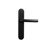 Bricard Pair of Door Handles Osmose 2 7E8082 Matt Black for Interior Keyless Door (Cane Beak).