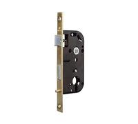 Bricard Serrure à Mortaiser 2654 Mortice Lock for Entrance Door Axle 45 mm Profile Supersûreté Chifral Round Colour: Black