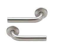 Bricard Tempo 668450 Handles on Rosette Stainless Steel