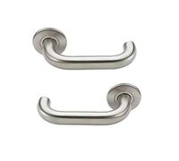 Bricard Tempo New Wave 668451 Pair of Handles on Rosette Stainless Steel