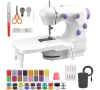 BRICH Kids Sewing Machine, Mini Sewing Machine with Dual Speed Control, Portable Design Featuring Extendable Table, Lightweight and Effortless Operation for Children, Beginners, and Women