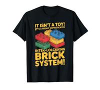 Brick Builder Funny Quotes Creative Mind Value Graphic T-Shirt