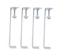 Brick Clamps 4x Brick Clamp Clips Corner Cross Galvanized Galvanized Steel Plate Gramp for Metalworkers Welders, Multi, length 30cm