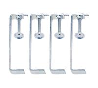 Brick Clamps 4x Brick Clamp Clips Corner Cross Galvanized Galvanized Steel Plate Gramp for Metalworkers Welders, Multi, length 20cm