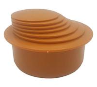 Brick Colour Gutter Down Pipe Downpipe Downspout Reducer 110mm to Any Size Reduction Guttering Fittings