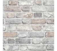 Brick Effect Vinyl Wallpaper Pastel Grandeco A28902