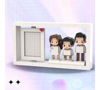Brick Figures Personalised,Personalized Photo Blocks Custom Building Blocks 3D Portrait Handmade Gift for Friends Lover, Unique Christmas Birthday Gifts for Women Men