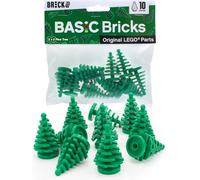 BRICK Flip Classic LEGO Christmas Tree Set of 100 Green Pine Trees - 3+ Years - 15cm x 3cm x 15cm
