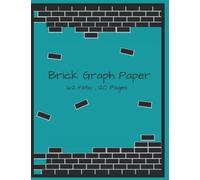 brick graph paper: use for design Bead Patterns and Embroidery Smocking Design Beading , 6:2 ratio , 120 pages , Large 8.5*11 inch