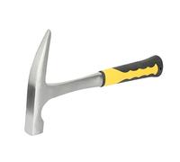 Brick Hammer, Masonry Hammer Rock Pick Hammer Flat Head Rock Pick Hammer Double Head Flat Mouth Geological Survey Brick Duckbill Hammer for Mining, Geological Prospecting