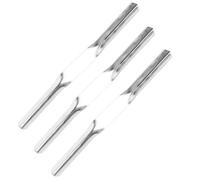 Brick Jointer Tool, 3 Pcs Jointer Bricklaying Tools, 1/2 inch x 5/8 inch Mortar Finishing Tool, Double End Bricklayers Tools, Brick Pointing Tool for Masonry Builders Bricklayers Jointing Tools